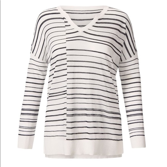 Cabi Striped Captain Sweater - Picture 2 of 5